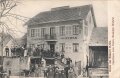 Ansichtskarte und zwei Fotos Häusern Elsaß  "Gasthof zum Stern"
