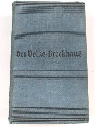 "Der Volks-Brockhaus A-Z" datiert 1939, 793 Seiten, über DIN A5, gebraucht