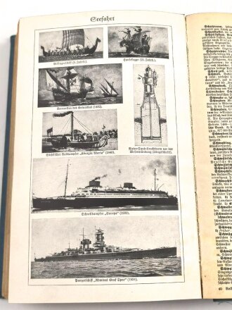 "Der Volks-Brockhaus A-Z" datiert 1939, 793 Seiten, über DIN A5, gebraucht