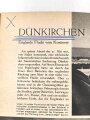 "Die Wehrmacht - Der Freiheitskampf des Großdeutschen Volkes", datiert 1940, über DIN A5, 319 Seiten, mit Widmung von 1944, gebraucht