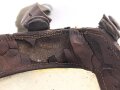 Deutschland,  Stolzenberg Vollsichtmaske, 1930iger Jahre. Leder trocken und brüchig