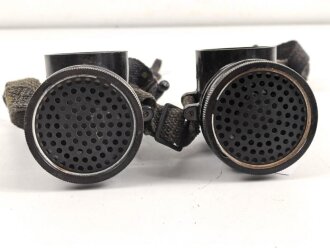 Pferdegasmaske 41 der Wehrmacht, unvollständig