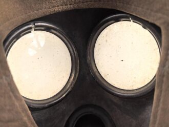 Deutschland,  Gasmaske 201 von Draeger.Datiert 1940, für aktiven Schuftschutz.