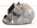 Rauchschutzhelm aus Aluminium, Alter und Herkunft unbekannt