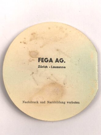 Schweiz, Gebrauchsvorschriftanweisung für die C-Maske 1939, 19 Seiten, 7,5 cm Durchmesser