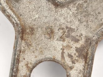 Draeger Werke, Maulschlüssel für ein Beatmungsgerät, höchstwahrscheinlich aus der Zeit des 2. Weltkrieg. Gesamtlänge knapp 18cm