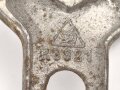 Draeger Werke, Maulschlüssel für ein Beatmungsgerät, höchstwahrscheinlich aus der Zeit des 2. Weltkrieg. Gesamtlänge knapp 18cm