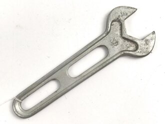 Draeger Werke, Maulschlüssel für ein Beatmungsgerät, höchstwahrscheinlich aus der Zeit des 2. Weltkrieg. Gesamtlänge knapp 18cm