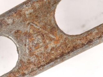 Draeger Werke, Doppelmaulschlüssel für ein Beatmungsgerät, höchstwahrscheinlich aus der Zeit des 2. Weltkrieg. Gesamtlänge knapp 22cm