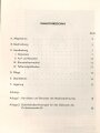 Deutschland nach 1945, LSHD-DV 521 "Vorläufige Dienstvorschrift für die Zivilschutzmaske 56", datiert 1963, 20 Seiten, DIN A5