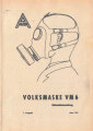 Deutschland nach 1945, Auer "Volksmaske VM 6", datiert 1961, 4 Seiten, DIN A5, Original ?