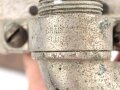 Ledergürtel mit Halterung für ein Beamtungsgerät. Ungereinigtes Stück