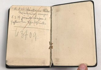 Dräger Gas- und Luftschutz Kalender 1937 mit vielen Eintragungen, 310 Seiten, Kleinformat