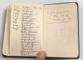 Dräger Gas- und Luftschutz Kalender 1937 mit vielen Eintragungen, 310 Seiten, Kleinformat