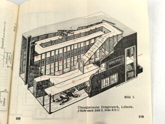 Dräger Gasschutz im Luftschutz in Industrie und Gewerbe, 268 Seiten, Kleinformat, datiert 1936