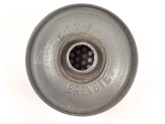 Belgien 2. Weltkrieg, Filter für eine Gasmaske F-39-P. Originallack