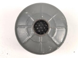 Belgien 2. Weltkrieg, Filter für eine Gasmaske F-39-P. Originallack