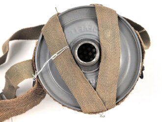 Belgien 2. Weltkrieg, Filter für eine Gasmaske F-39-A. Originallack