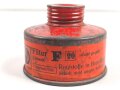 Deutschland bis 1945, Feuerwehr Gasmasken Filter F90, Originallack