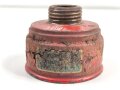 Deutschland bis 1945, Feuerwehr Gasmasken Filter Degea F, Originallack