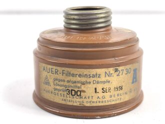 Deutschland nach 1945, Gasmasken Filter AUER 2730,...