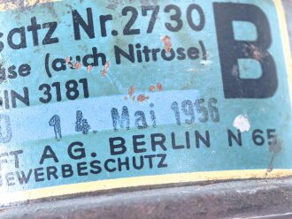 Deutschland nach 1945, Gasmasken Filter AUER 2730, Zivilschutz und Gewerbe