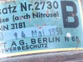 Deutschland nach 1945, Gasmasken Filter AUER 2730, Zivilschutz und Gewerbe
