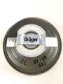 Deutschland nach 1945, Gasmasken Filtereinsatz Dräger ABL, Originallack