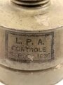 Belgien 2. Weltkrieg, Filter für eine Gasmaske , datiert 1936.  Originallack