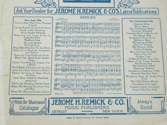 U.S. WWI, sheet music, Patriotic cover