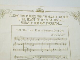 U.S. WWI, sheet music, Patriotic cover