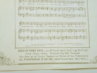 U.S. WWI, sheet music, Patriotic cover