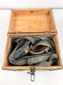 Ungarn ?, Pferdegasmaske KSPM in gutem Zustand, mit Gasbrille in Umverpackung. Russisches Modell, so auch unter anderem in Polen im Einsatz.
