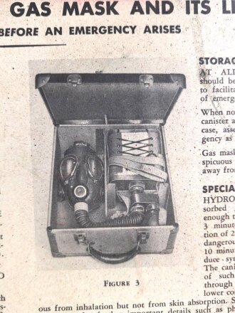 U.S.A, Transportkasten mit Filter für "Willson Universal Gas Mask" Alter unbekannt