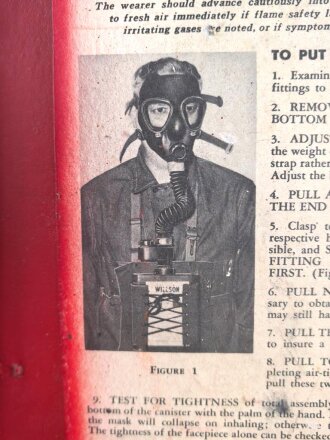 U.S.A, Transportkasten mit Filter für "Willson Universal Gas Mask" Alter unbekannt