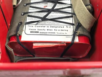 U.S.A, Transportkasten mit Filter für "Willson Universal Gas Mask" Alter unbekannt