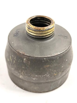 Filter für eine Gasmaske, Originallack, Hersteller KMG 1940