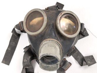 Gasmaske Wehrmacht, gummierte Ausführung mit...