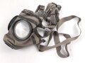 Gasmaske mir unbekannte Ausführung, höchstwahrscheinlich aus den 1930iger Jahren. Weich, Rand innen verklebt