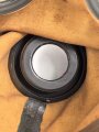 Gasmaske mir unbekannte Ausführung, höchstwahrscheinlich aus den 1930iger Jahren. Weich, Rand innen verklebt