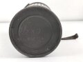 Gasmaskendose / Bereitschaftsbüchse Wehrmacht Modell 1938. Originallack, guter Zustand, datiert 1939