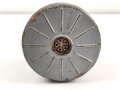 Afrikakorps Wehrmacht, Gasmaskenfilter Filtereinsatz 42. Alt überlackiertes Stück, darunter sandfarbener Originallack