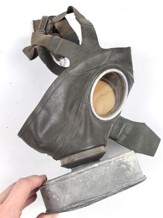 Luftschutz 2.Weltkrieg, Volksgasmaske 40 in gutem...
