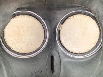 Luftschutz 2.Weltkrieg, Volksgasmaske 40 in gutem Gesamtzustand, in Bereitschaftstasche
