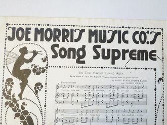 US WWI, sheet music, Patriotic cover