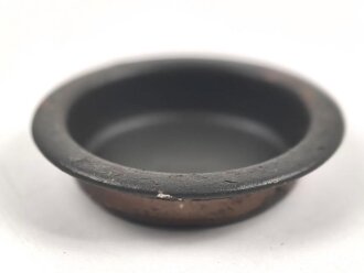 Unterer Deckel für Gasmaskenfilter / Filtereinsatz der Wehrmacht. Hersteller fcc