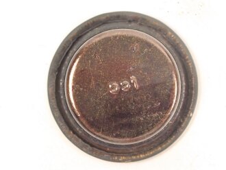 Unterer Deckel für Gasmaskenfilter / Filtereinsatz der Wehrmacht. Hersteller fcc