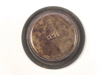 Unterer Deckel für Gasmaskenfilter / Filtereinsatz der Wehrmacht. Hersteller fcc