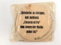 Paar Ersatz Klarscheiben für eine Gasmaske der Wehrmacht. Gehört ins Deckelfach der Bereitschaftsbüchse