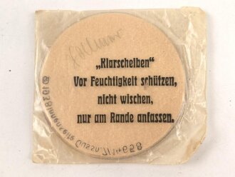 Paar Ersatz Klarscheiben für eine Gasmaske der...